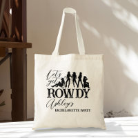 Lasst uns rowdy cowgirl Junggeselinnen-Abschied ho