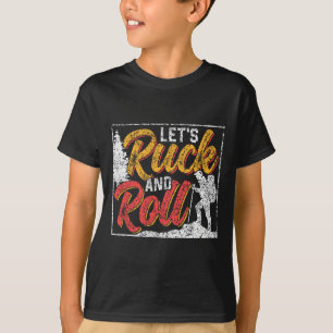 Lasst uns Ruck And Roll Workout Backpack Rucksack T-Shirt