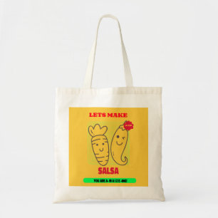 Lasst uns Salsa machen Tragetasche