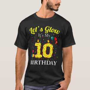 Lasst uns sehen, es ist mein 10. Geburtstag Donuts T-Shirt