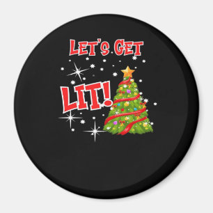 Lasst uns sehen, Spaß Idiom, Weihnachtslicht, Chri Magnet