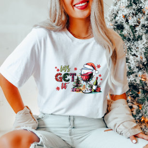 Lasst uns sehen" Weihnachts-T - Shirt von Frauen