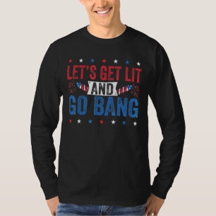 Lasst uns sehen, wie es am 4. Juli zu den Feuerwer T-Shirt