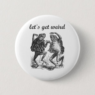 Lasst uns seltsame tanzende Frösche mmig erzählen, Button