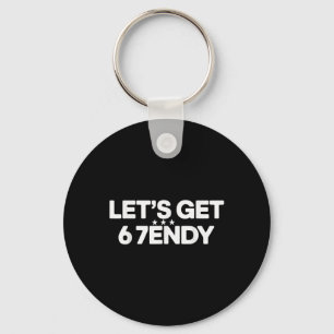 Lasst uns Sendy 67 Six Seven Meme sein  Schlüsselanhänger