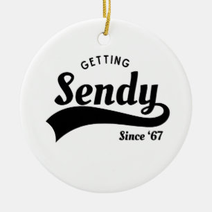 Lasst uns Sendy Mason 67 Meme Vintage bekommen Keramik Ornament