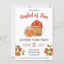 Lasst uns Spaß haben! Apple Birthday Party