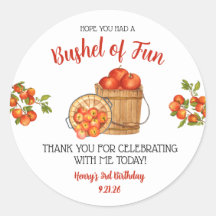 Lasst uns Spaß haben! Apple Birthday Party