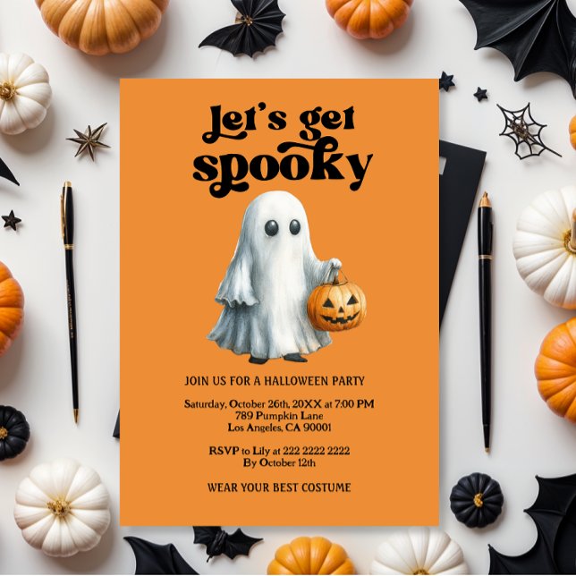 Lasst uns Spaß machen, Halloween-Party. Einladung (Von Creator hochgeladen)