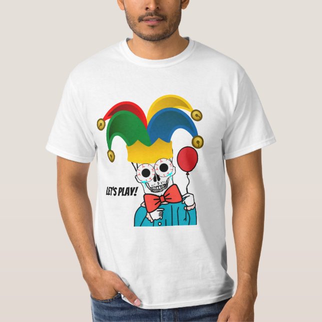 LASST UNS SPIELEN T-Shirt (Vorderseite)