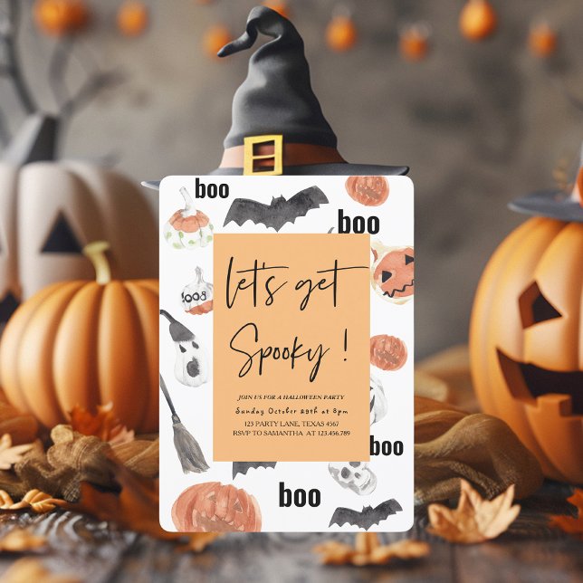 Lasst uns Spooky bekommen | HALLOWEEN-PARTY | Einladung (Von Creator hochgeladen)