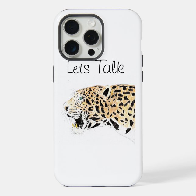 Lasst uns sprechen iPhone hülle (Rückseite)