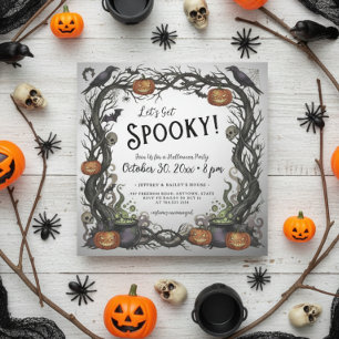 Lasst uns sprichwörtliche Pumpkins & Weinreben Hal Einladung