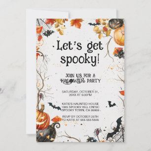 Lasst uns sprichwörtliches Halloween-Party bekomme Einladung