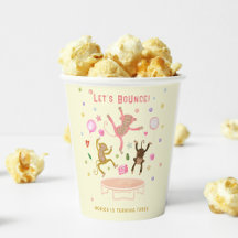 Lasst uns springende Affen-Kindergeburtstag aufpra