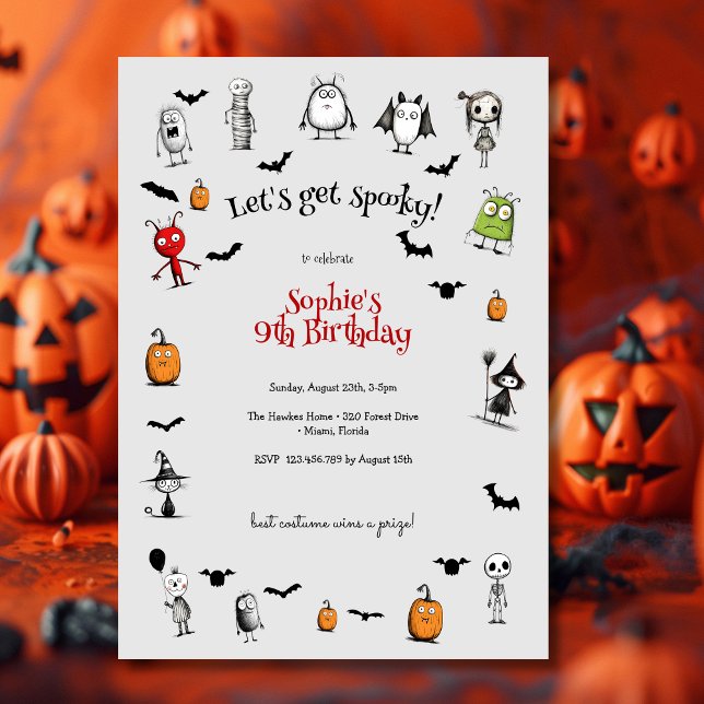 Lasst uns spucken! Kindergeburtstag der grauenhaft Einladung (Von Creator hochgeladen)