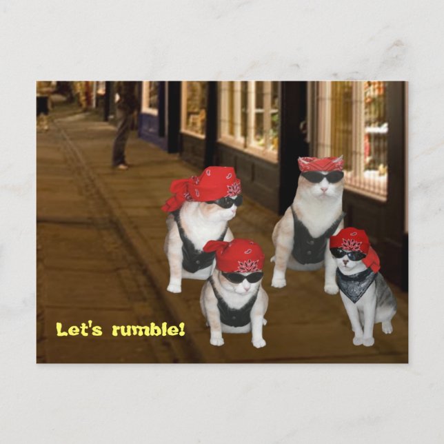 Lasst uns streuen postkarte (Vorderseite)