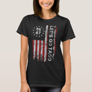 Lasst uns Taco Flag Männer Frauen gehen T-Shirt