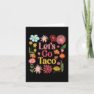Lasst uns Taco floraldemokratischer Trump immer hü Karte