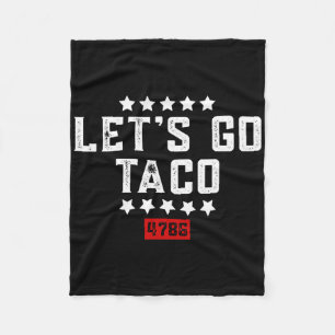 Lasst uns Taco &# gehen. Fleecedecke