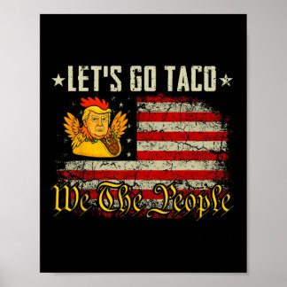 Lasst uns Taco-Shirt Lustig Lasst uns Taco 5 Poster