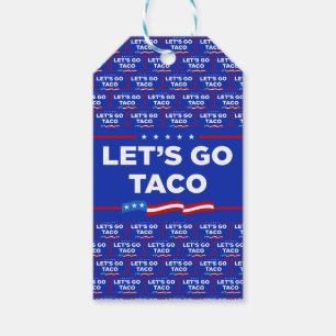 Lasst uns Taco Trump immer die Hühner aus der Sonn Geschenkanhänger