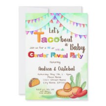 Lasst uns Taco'bout ein Baby Fiesta Thema Gender R