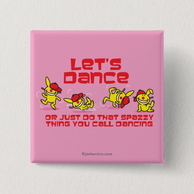 Lasst uns tanzen button (Vorderseite)