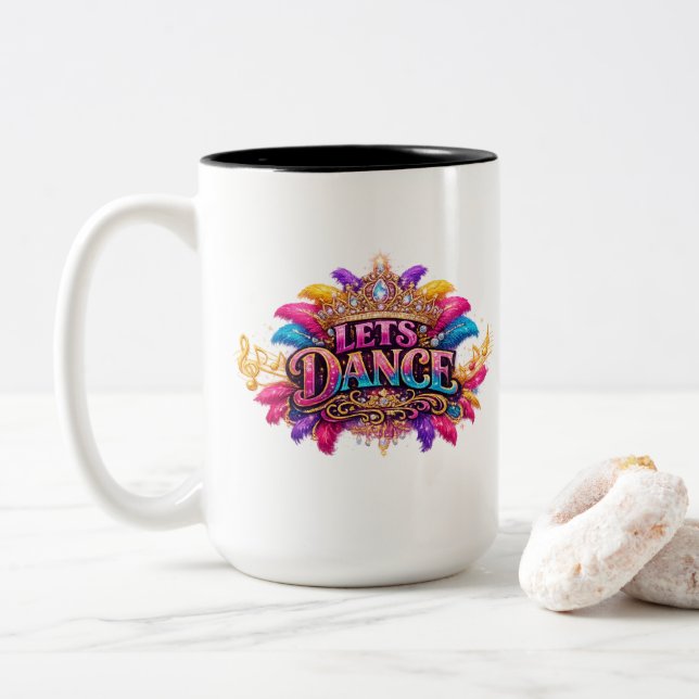 Lasst uns tanzen Tasse (Mit Donut)