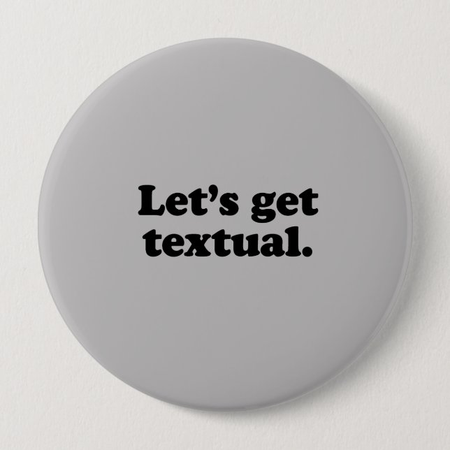 LASST UNS TEXTEN BUTTON (Vorderseite)