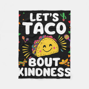 Lasst uns über Freundlichkeit taco Cinco De Mayo S Fleecedecke