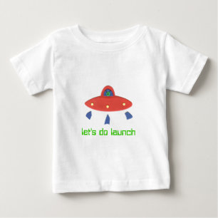 Lasst uns UFO starten Baby T-shirt