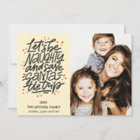 Lasst uns ungezogen gerettet Santa die Reise Funny