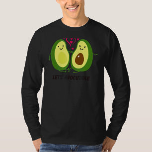 Lasst uns vermeiden Niedlich Avocado Vegetarian Ve T-Shirt