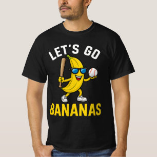 Lasst uns verrückte Bananen sein Lustige Banane T-Shirt