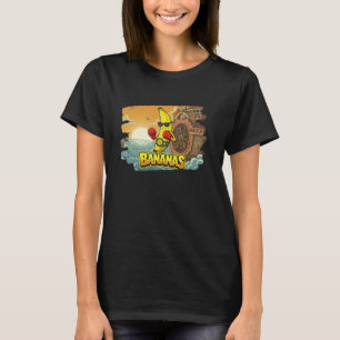 Lasst uns verrückte Bananen sein Lustige Banane T-Shirt