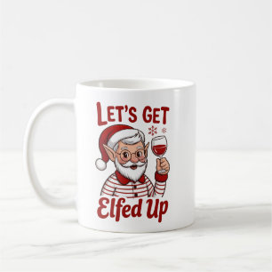 Lasst uns versoffen feiern Sarkastischer Weihnacht Kaffeetasse