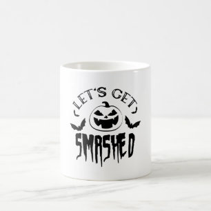 Lasst uns verwöhnten, unheimlichen Halloween-Kürbi Kaffeetasse