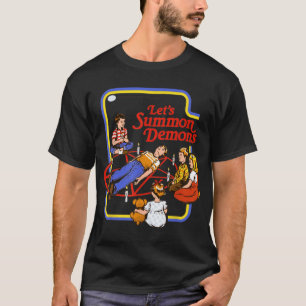Lasst uns Vintage Summon Funny Familie spielen T-Shirt