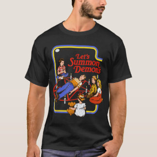 Lasst uns Vintage Summon Funny Familie spielen T-Shirt