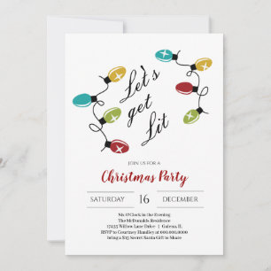 Lasst uns Weihnachten genießen Einladung