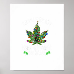 Lasst uns Weihnachten im Juli Weihnachtsbaum bekom Poster