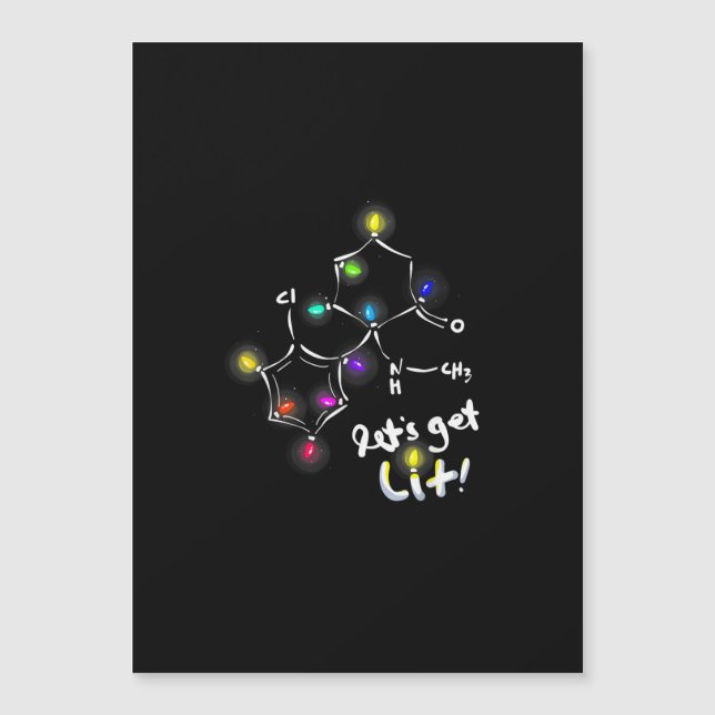 Lasst uns Weihnachten Ketamin holen Magnetkarte (Vorderseite)