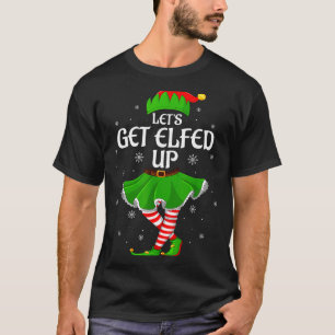 Lasst uns Weihnachten mit Elfen feiern Familie Elf T-Shirt