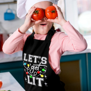 Lasst uns Weihnachten Party Funny - Weihnachten Li Schürze