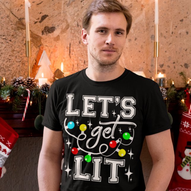 Lasst uns Weihnachten Party Funny - Weihnachten Li T-Shirt (Von Creator hochgeladen)