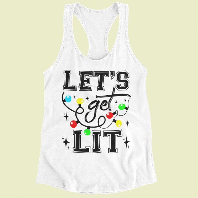 Lasst uns Weihnachten Party Funny - Weihnachten Li Tank Top (Von Creator hochgeladen)