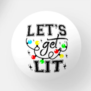 Lasst uns Weihnachten Party Funny - Weihnachten Li Tischtennisball