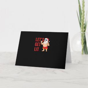Lasst uns Weihnachten Weihnachten genießen Karte