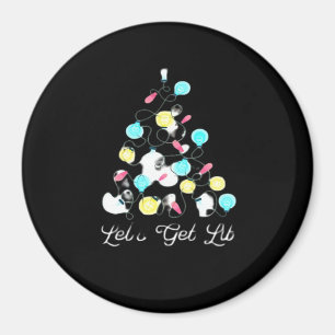 Lasst uns Weihnachten Weihnachten Lights Funny Pun Magnet